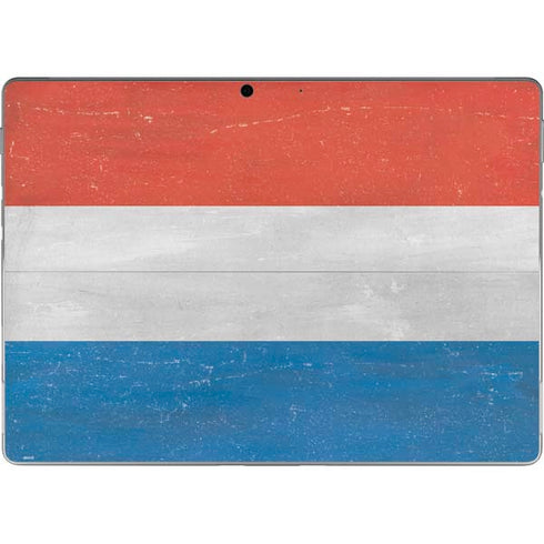 Netherlands Flag Distressed Surface Pro 8 Skin